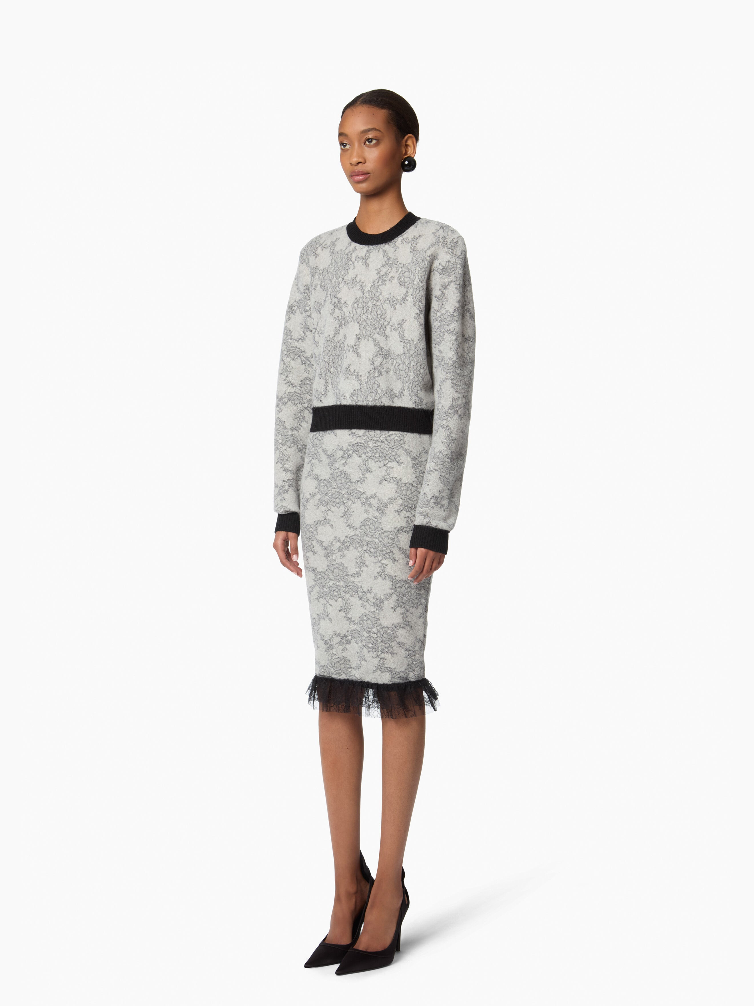 Midi Wool Skirt - 2