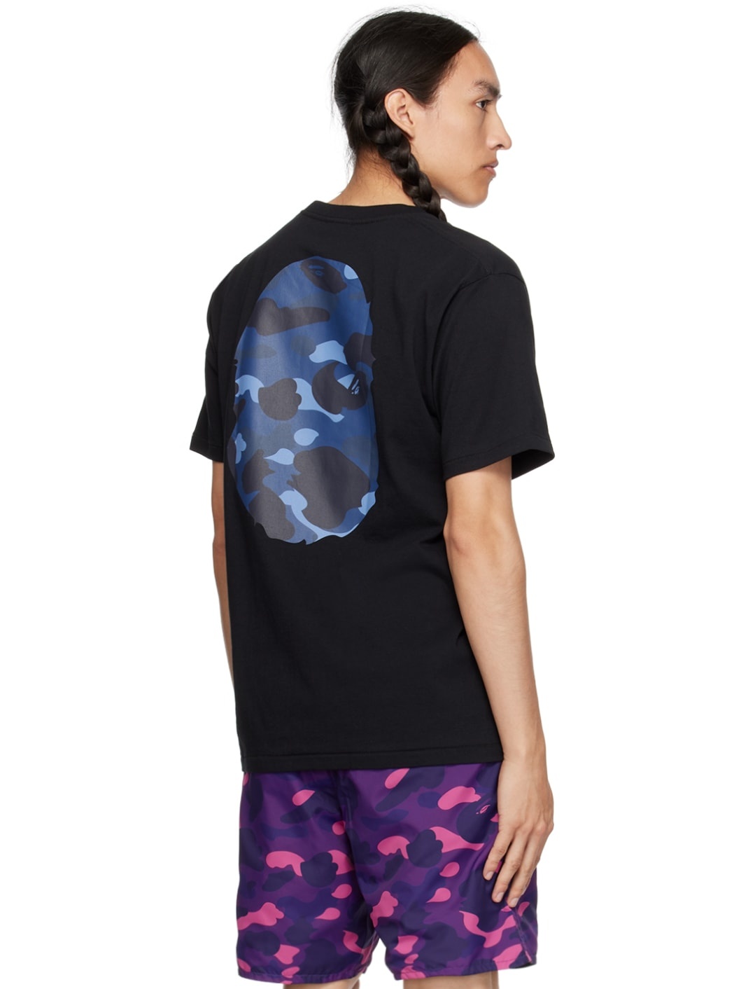 Black 1st Camo Big Ape Head T-Shirt - 3