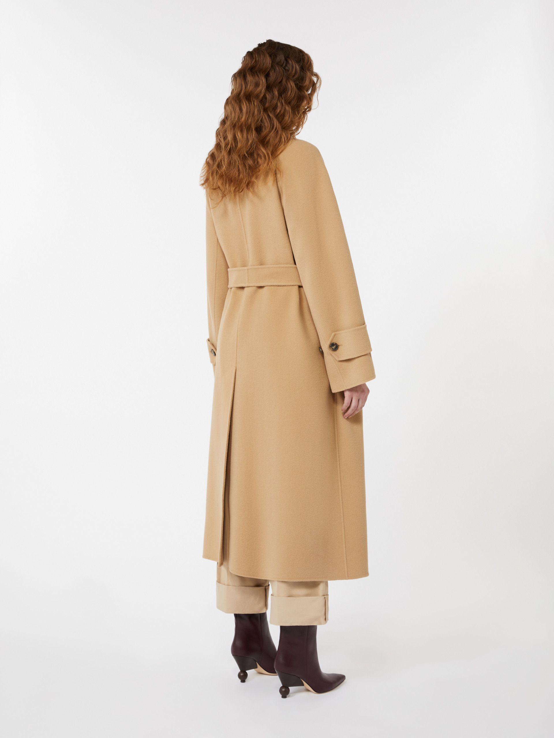 CADINE Double-sided wool trench coat - 4