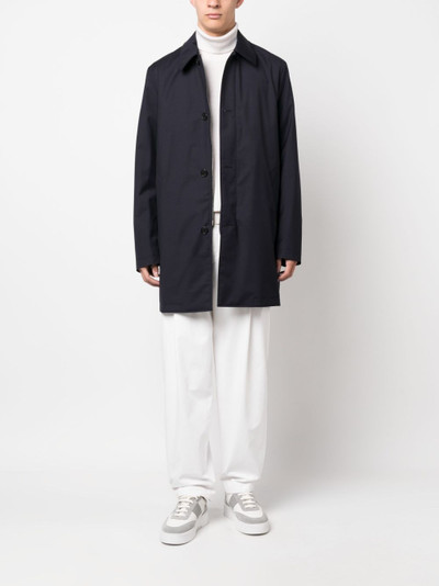 Paul Smith classic-collar cotton trench-coat outlook