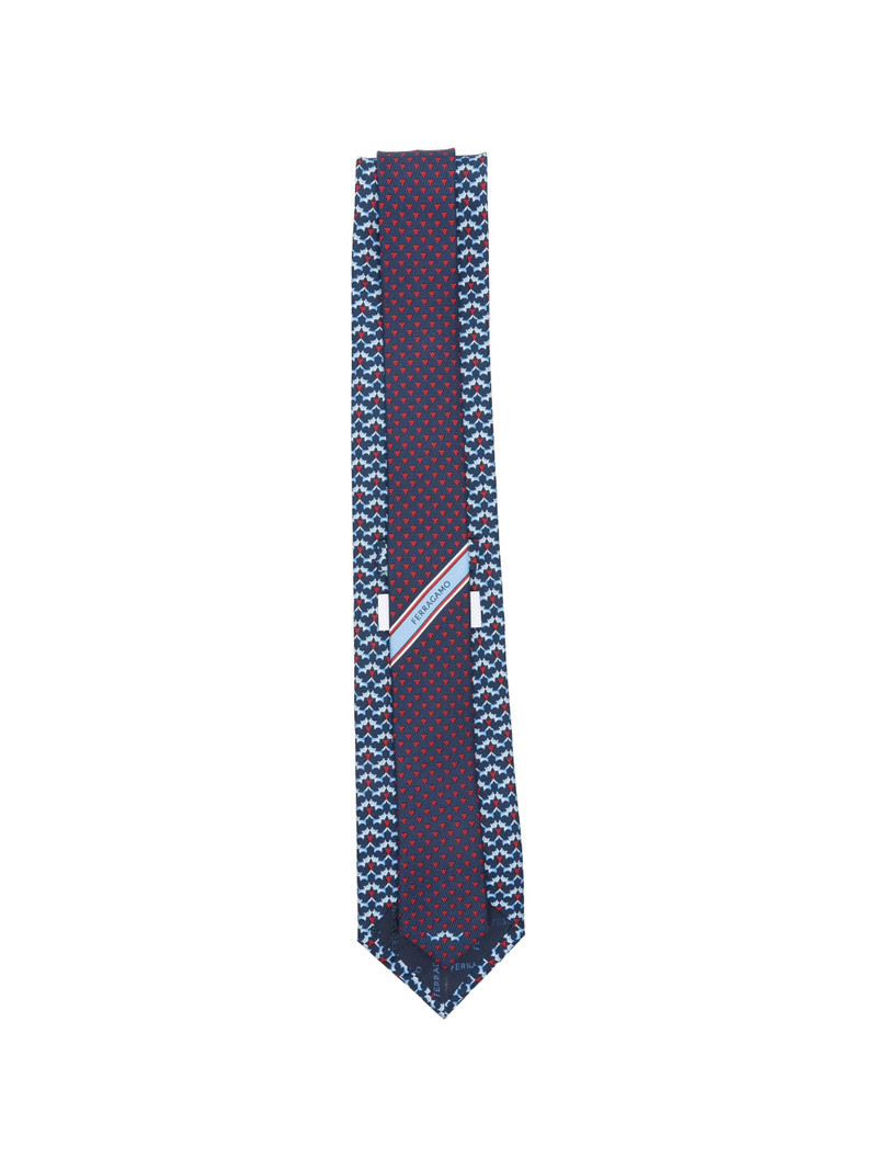 FERRAGAMO Ferragamo Patterned Silk Tie outlook