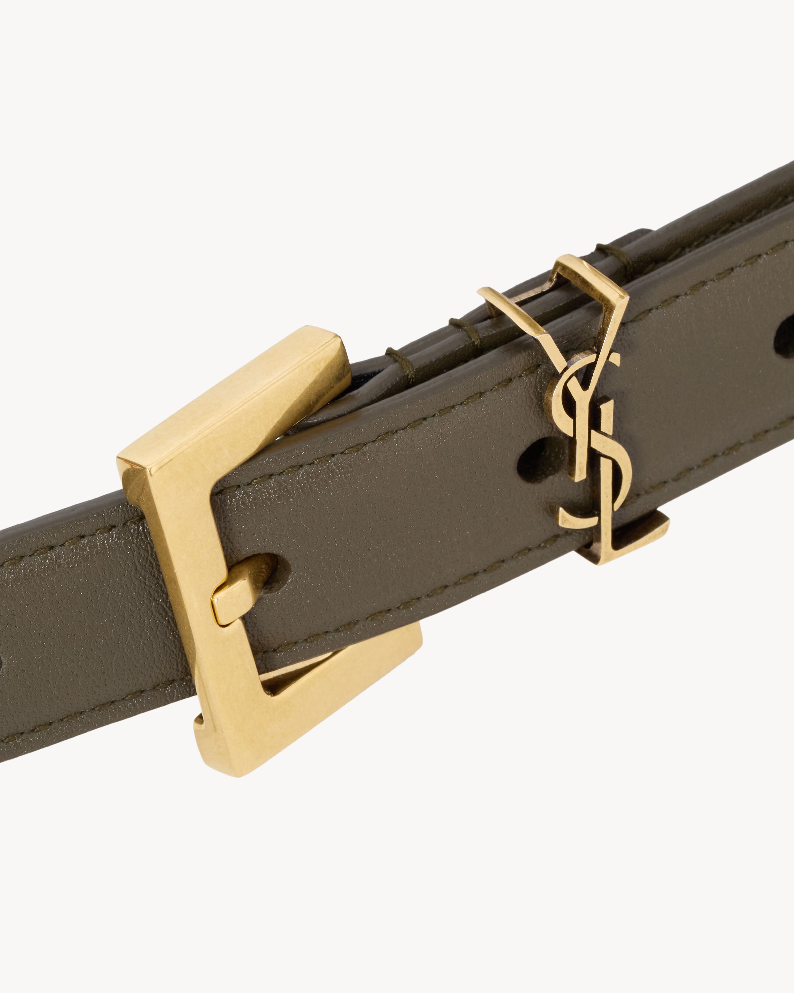 CASSANDRE THIN BELT IN SMOOTH LEATHER - 3