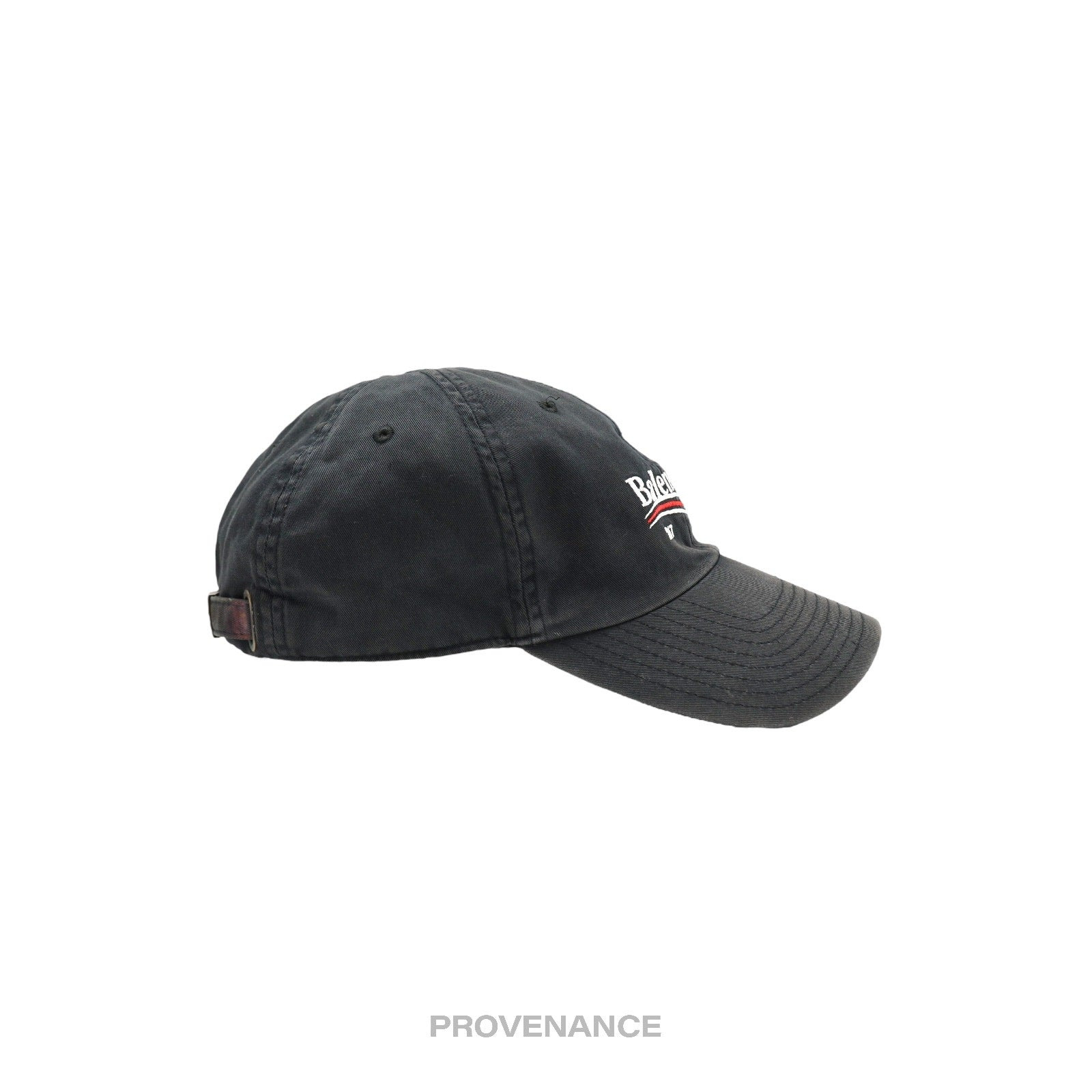 Balenciaga Political Campaign Cap Hat - Washed Black - 5
