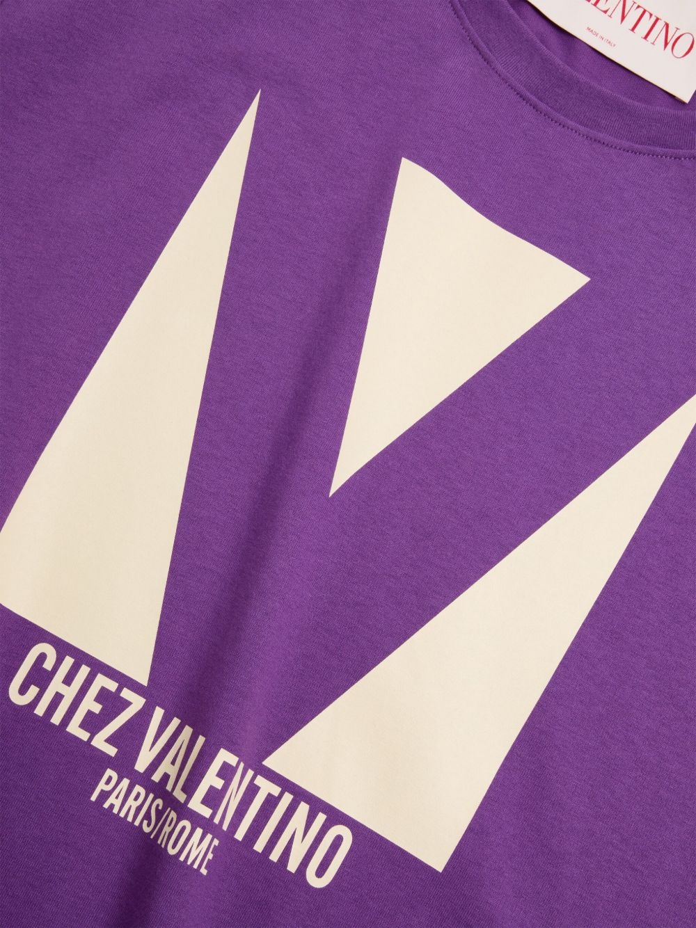 Chez-print T-shirt - 7