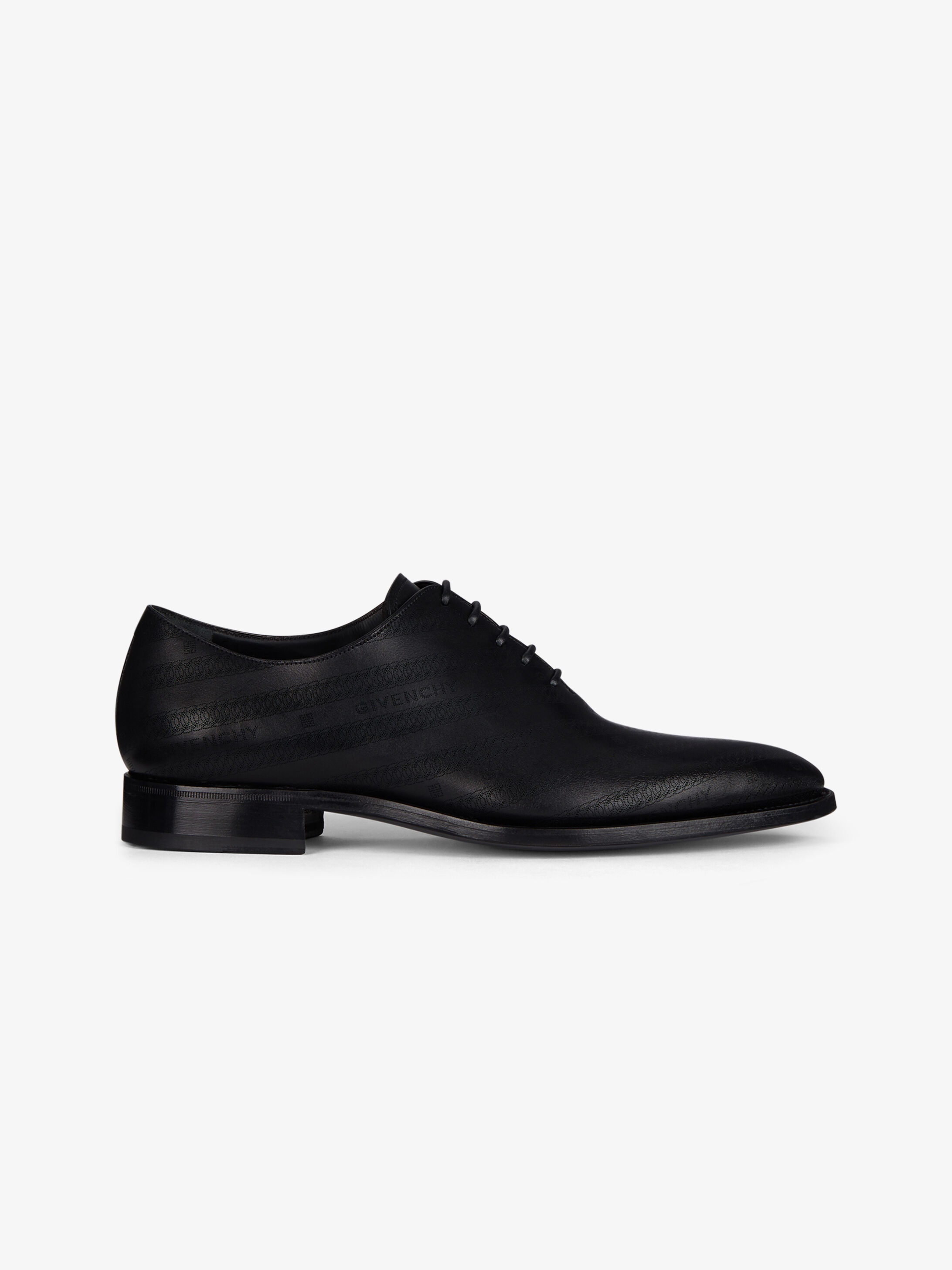 GIVENCHY chain derbies in perforated leather - 1