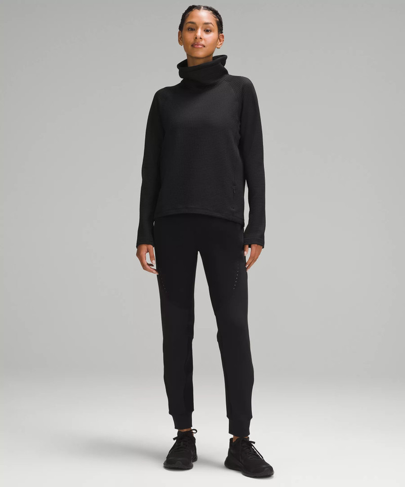 lululemon Waffle-Knit Funnel-Neck Long-Sleeve Shirt outlook