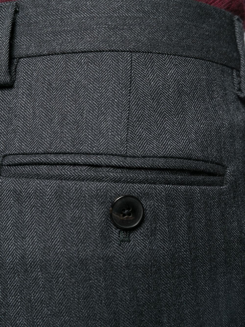 straight leg tailored trousers 5