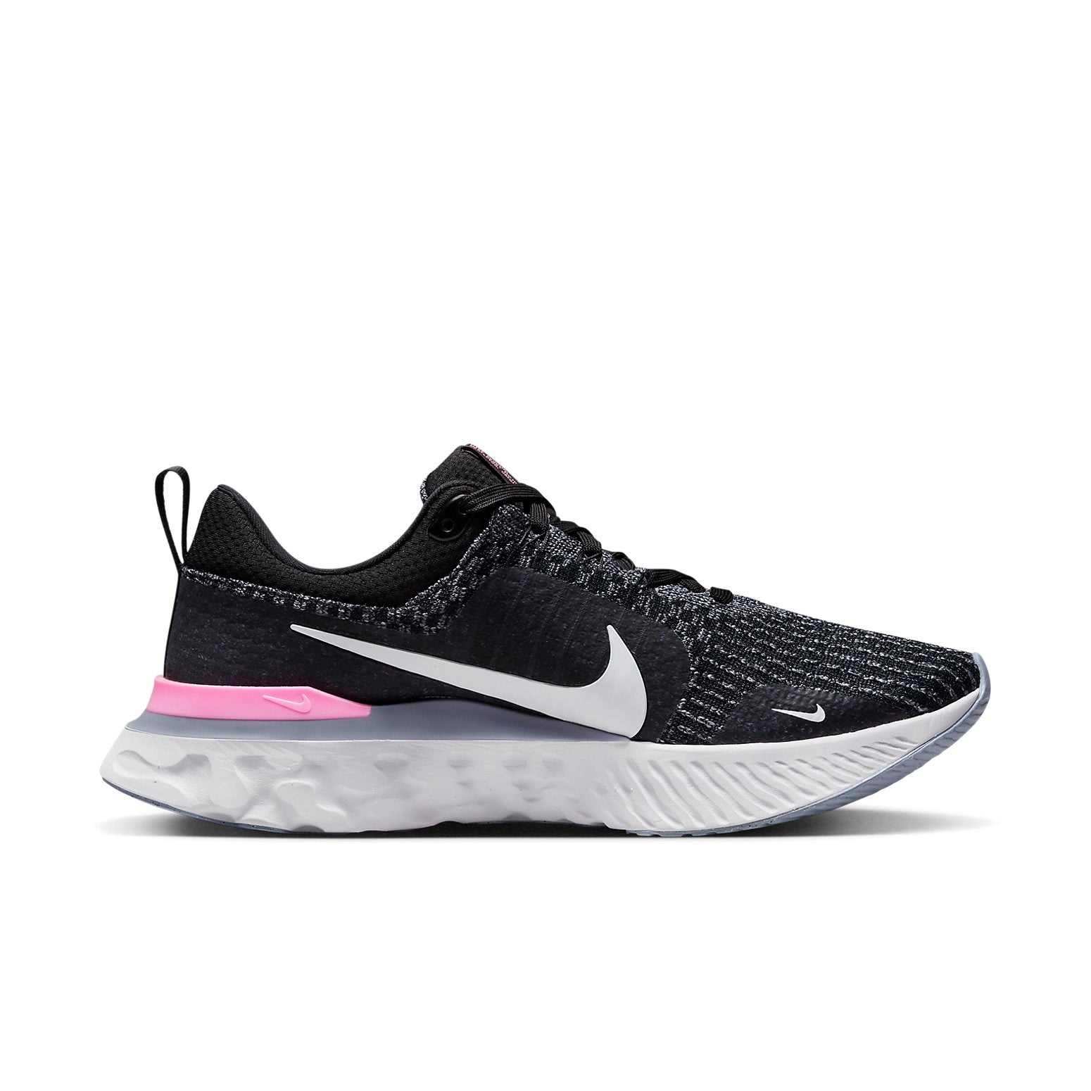 Nike React Infinity Run Flyknit 3 'Black Football Grey Pink' DZ3014-001 - 2