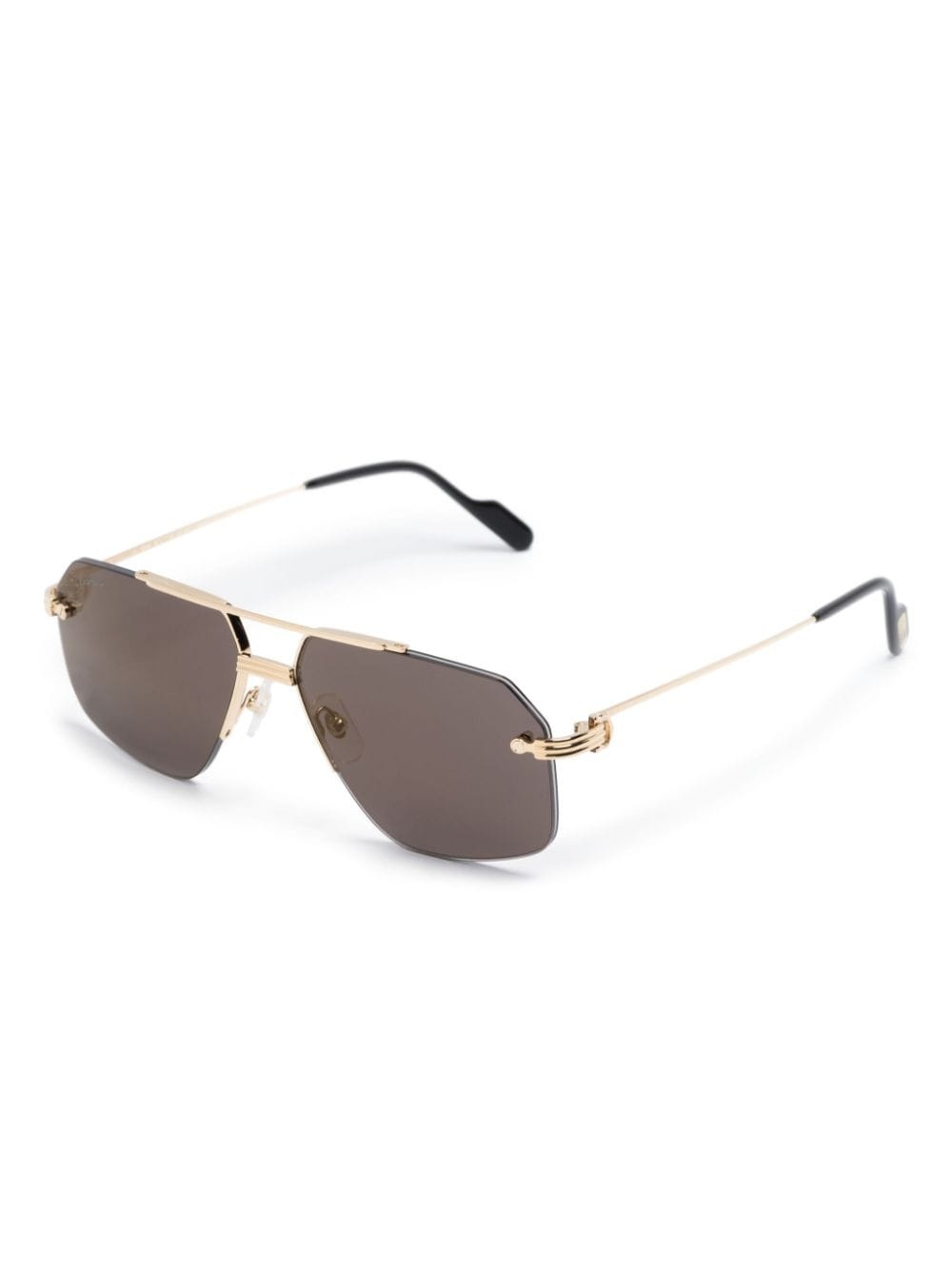 PremiÃ¨re de Cartier pilot-frame sunglasses - 2