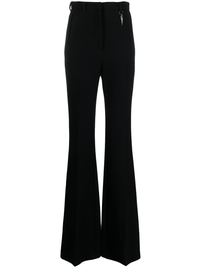 high-waist flared wool trousers 1