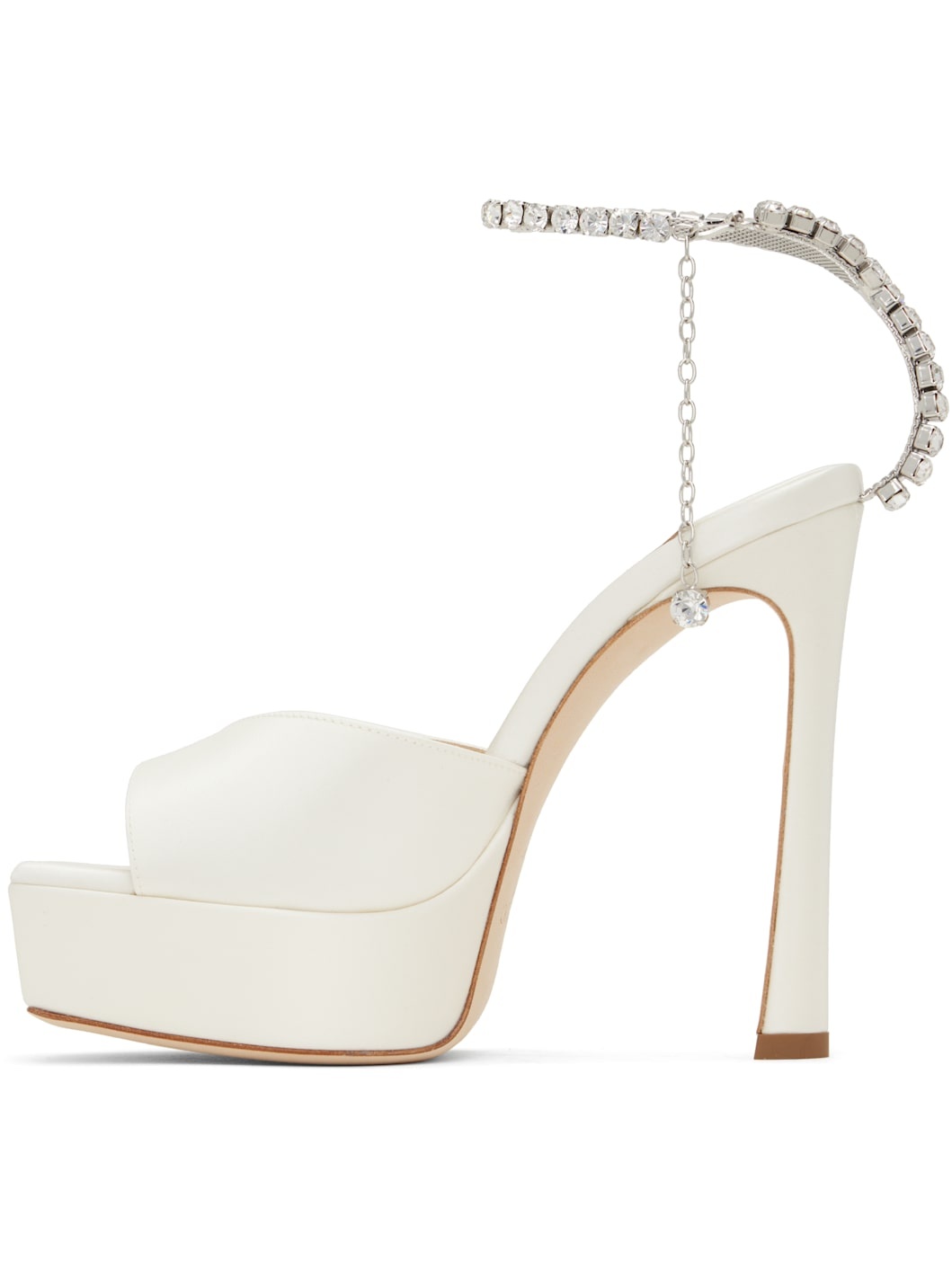 SSENSE Exclusive Off-White Saeda 125 Heeled Sandals - 3