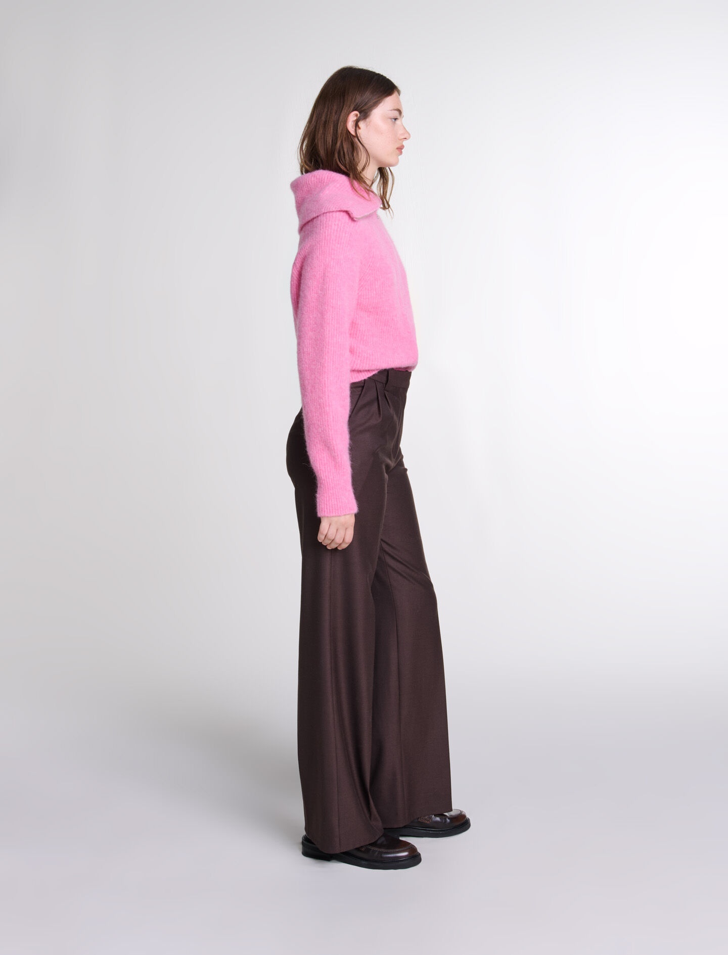 Wide-leg suit trousers - 3