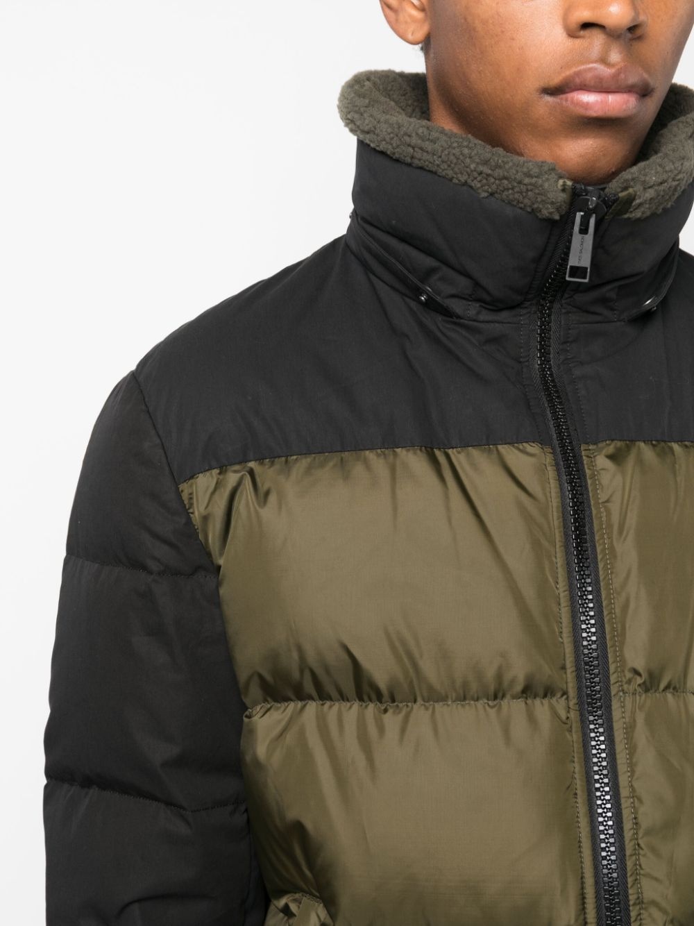detachable-hood down jacket - 6