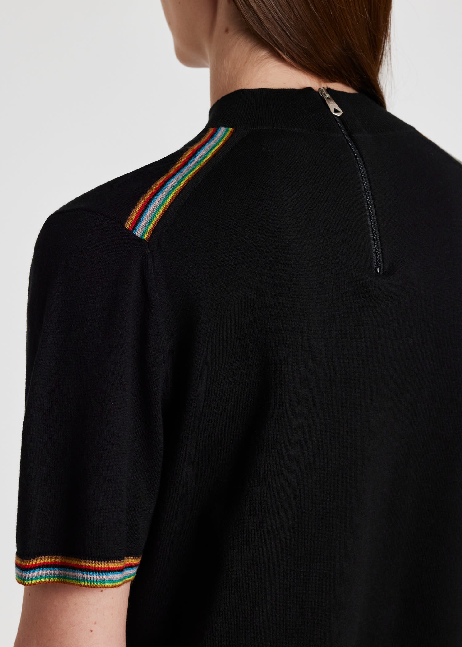 Cotton-Blend 'Signature Stripe' T-Shirt - 8