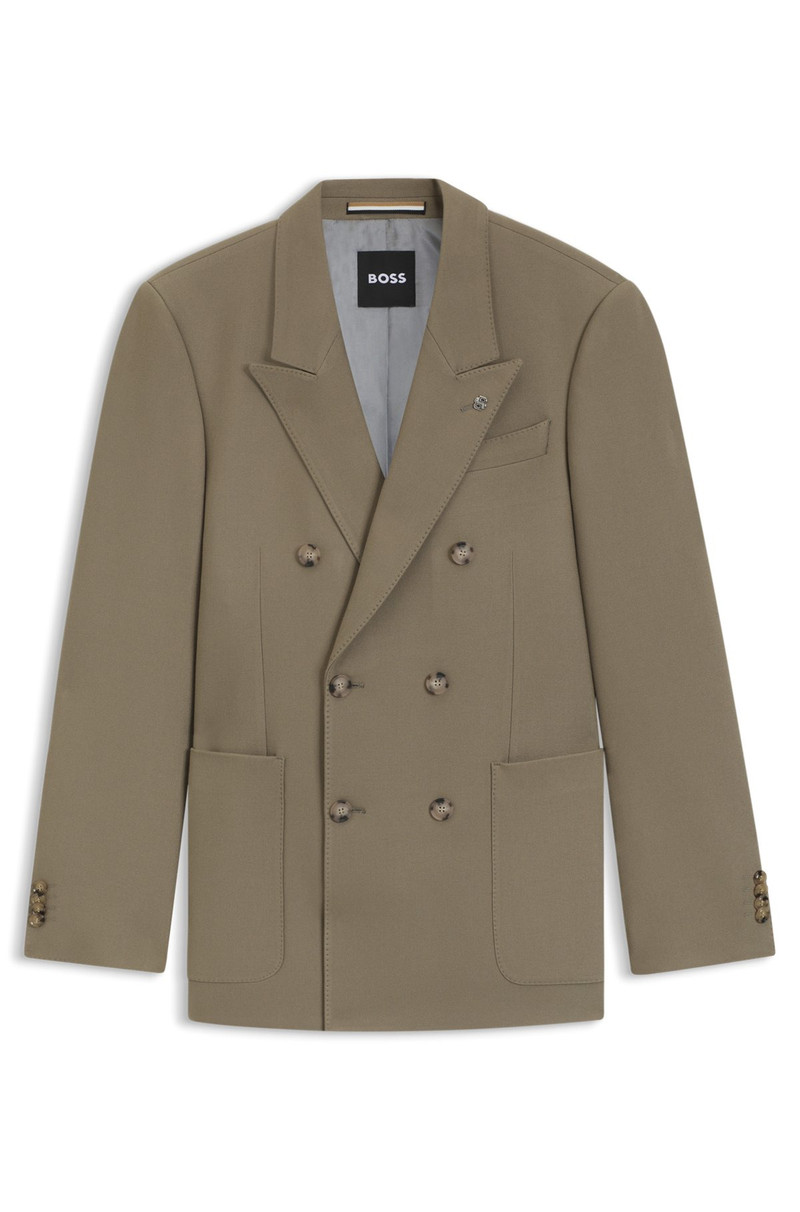 RELAXED-FIT BLAZER IN STRETCH FABRIC 1