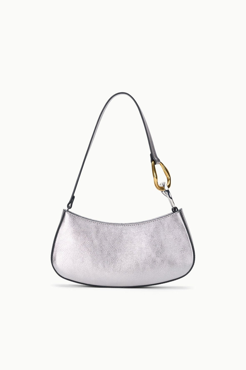 STAUD OLLIE BAG PEWTER 1