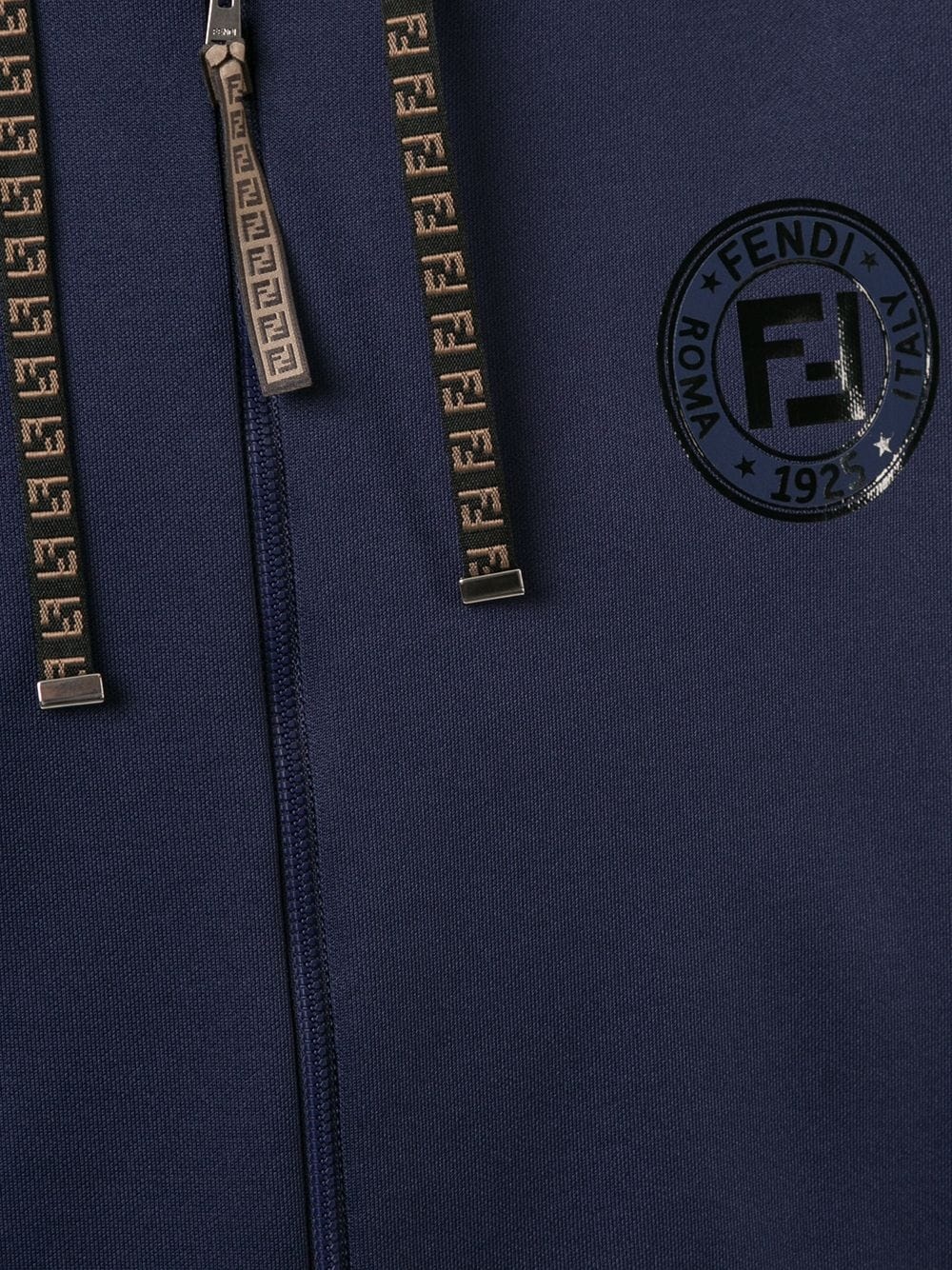 reversible zip-up FF-logo hoodie - 5