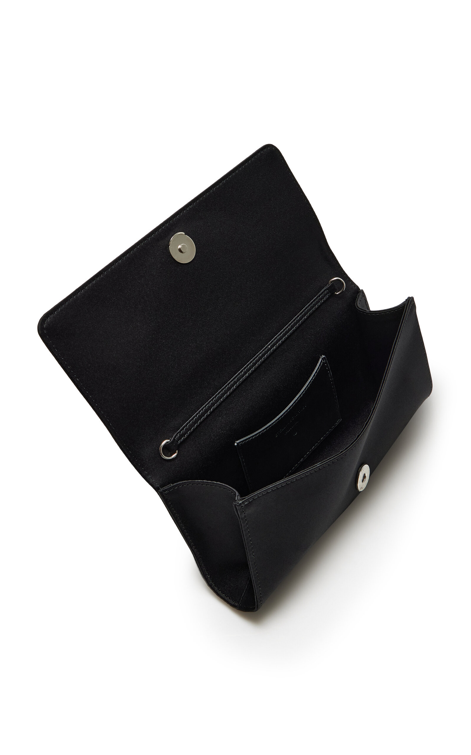 Falabella Eco-Satin Clutch black - 6
