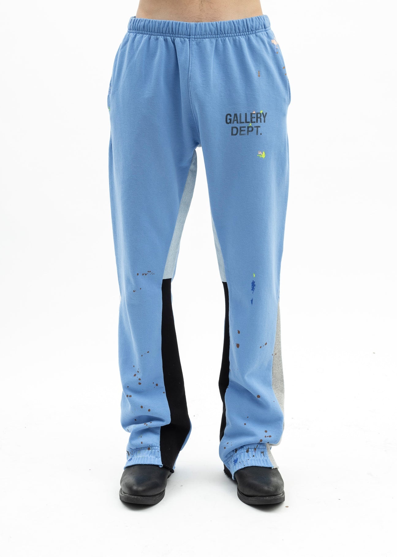 パンツ GALLERY DEPT GD Painted Flare Sweatpant GALLERY DEPT. GD PAINTED FLARE SWEATPANT | VINTAGE BLACK