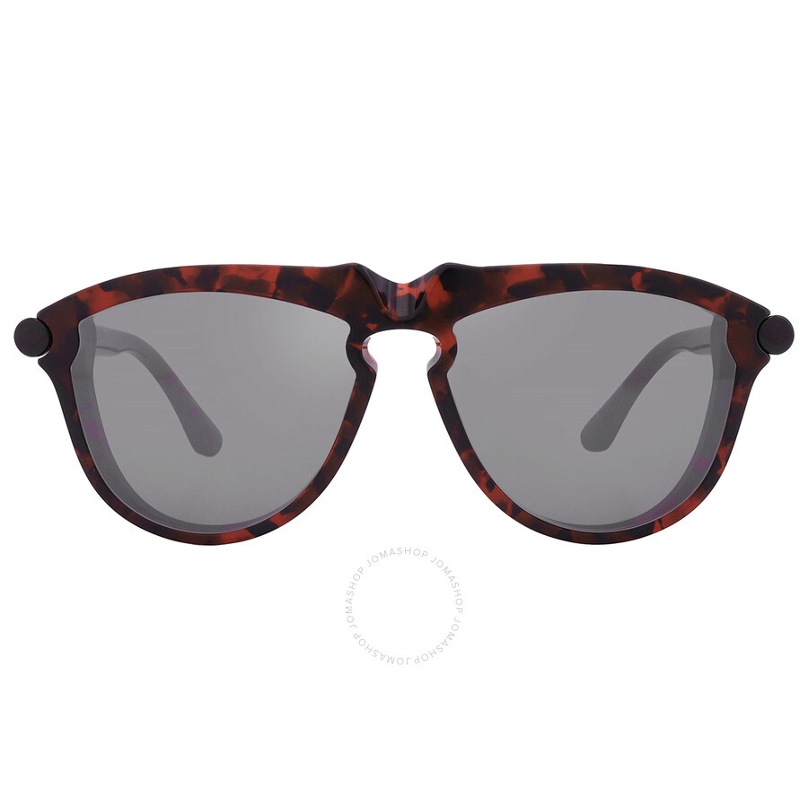 Burberry Grey Mirror Silver Pilot Men's Sunglasses BE4417U 41036G 58 - 1