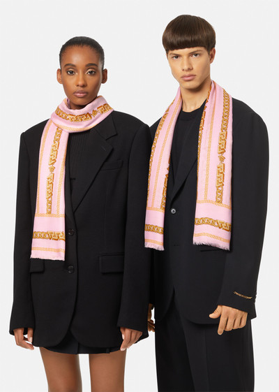 VERSACE Chain Pinstripe Foulard outlook