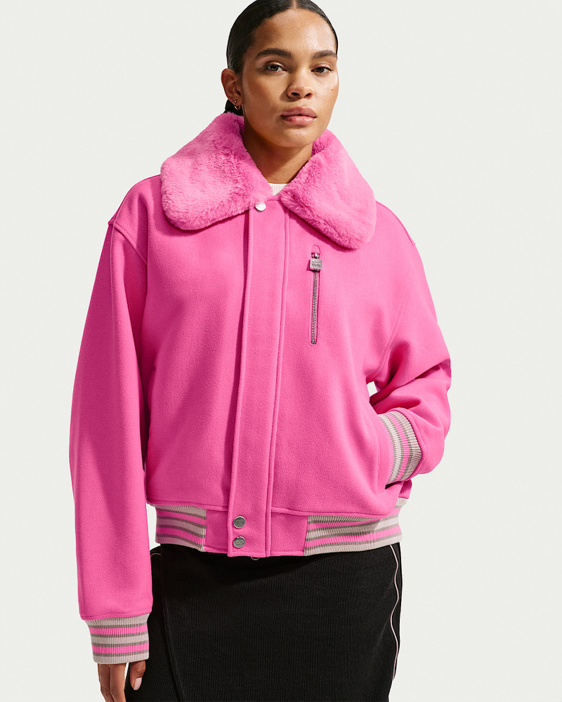 Nike Naomi Osaka Varsity Wool Jacket - HV2058-675 | REVERSIBLE