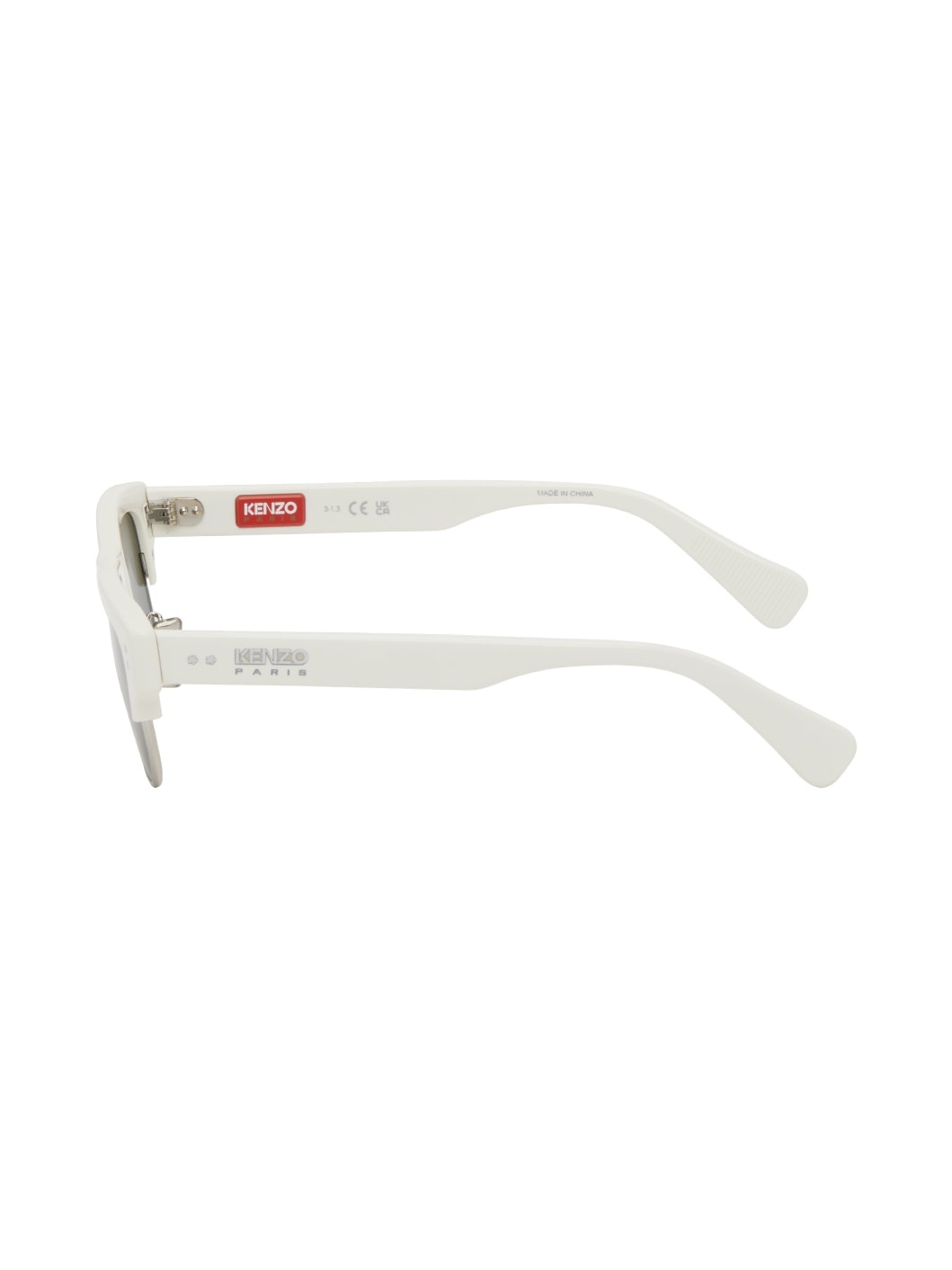 White Kenzo Paris Boke Flower Sunglasses - 3