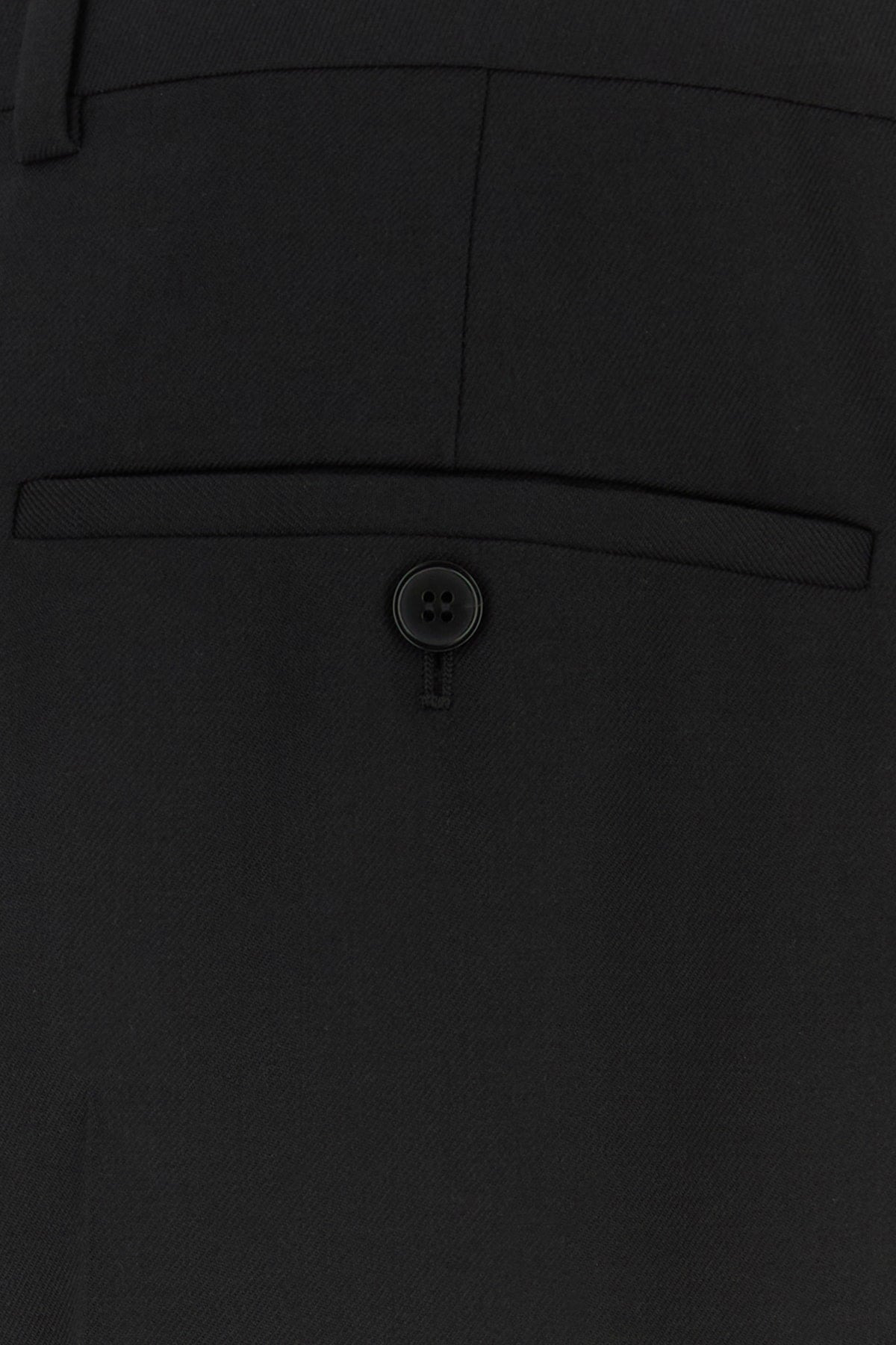 Saint Laurent Men Black Wool Pant - 3