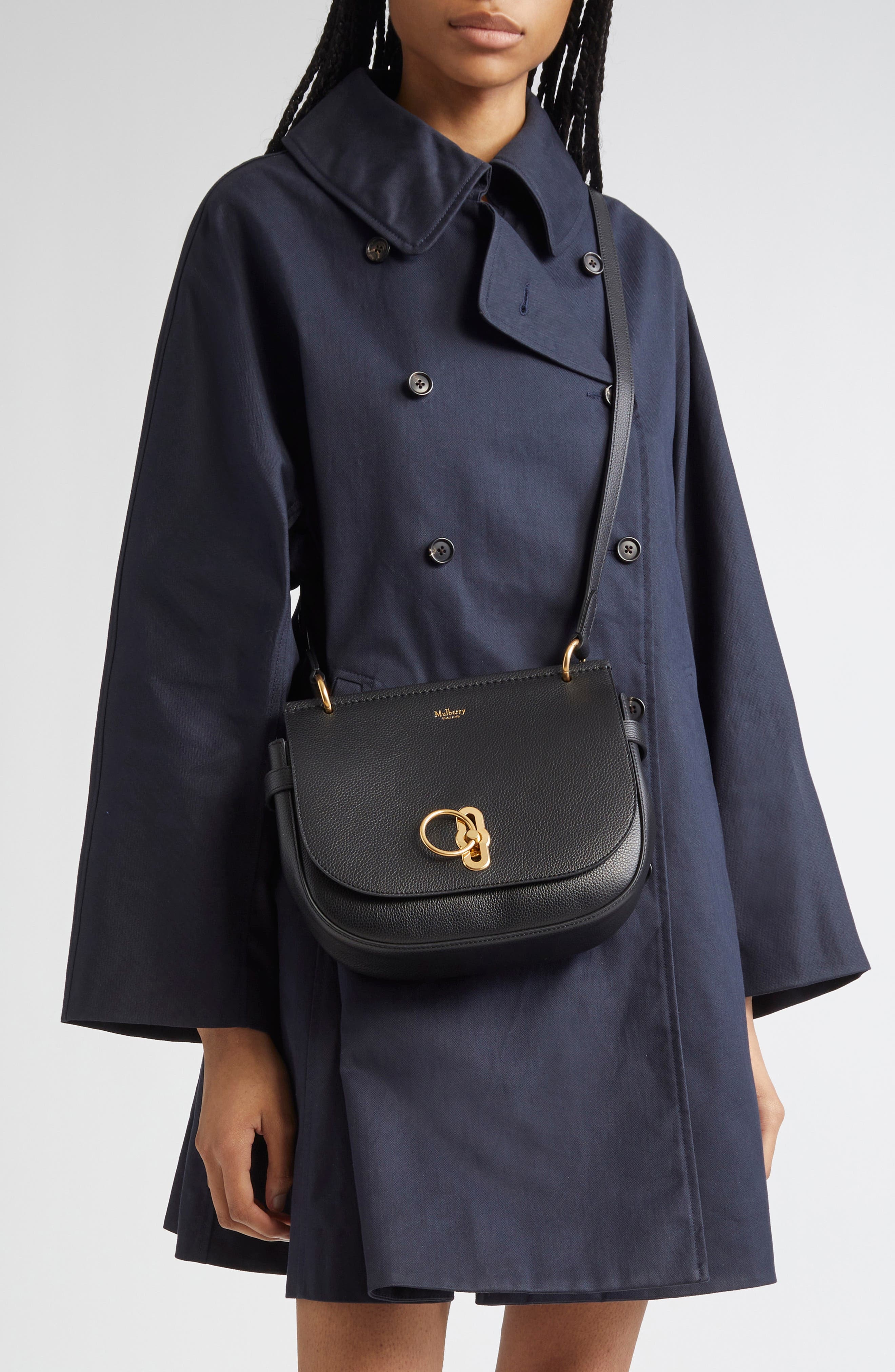 Mulberry Amberley Leather Shoulder Bag in Black at Nordstrom - 3