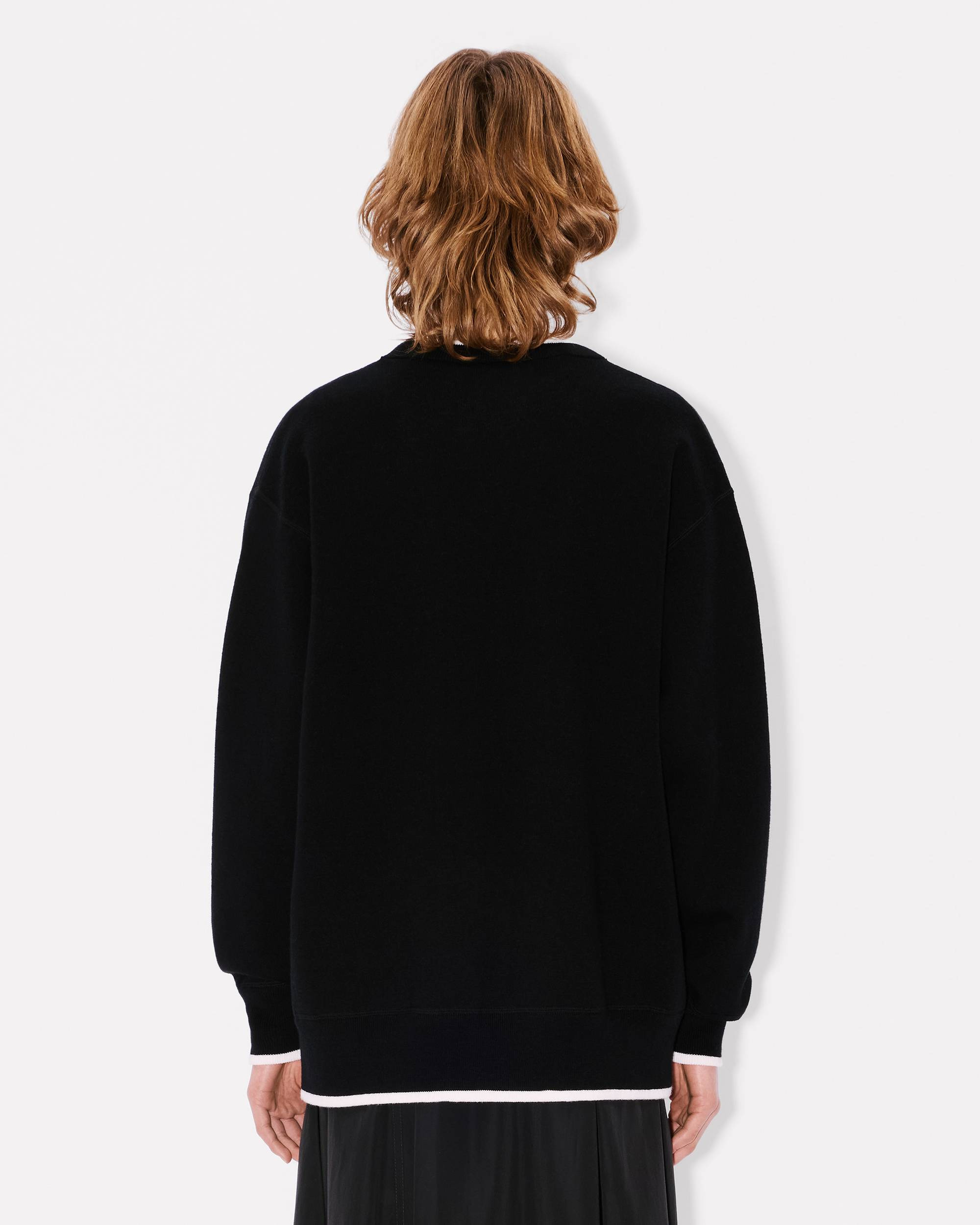 'Boke Flower 2.0' embroidered cardigan in cotton and wool - 4
