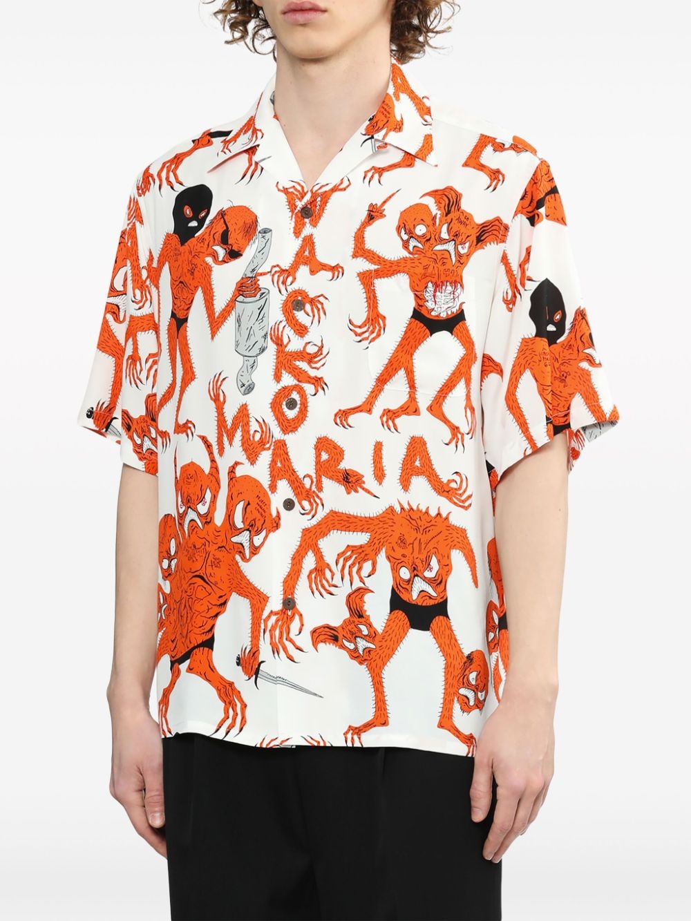 x Neckface Type 4 graphic-print shirt - 3