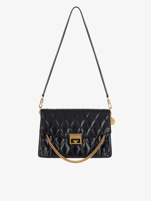 MEDIUM GV3 BAG IN DIAMOND QUILTED LEATHER - 8