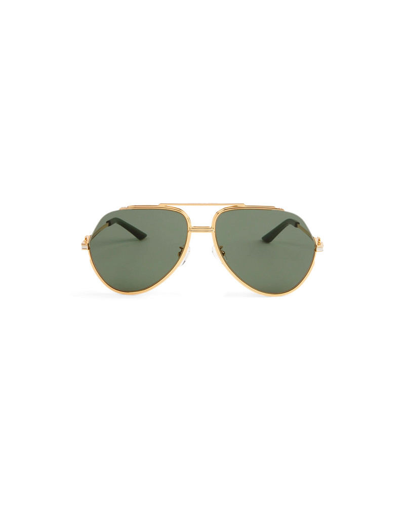 CASABLANCA Green & Gold The Albán Sunglasses | Casablanca Paris outlook