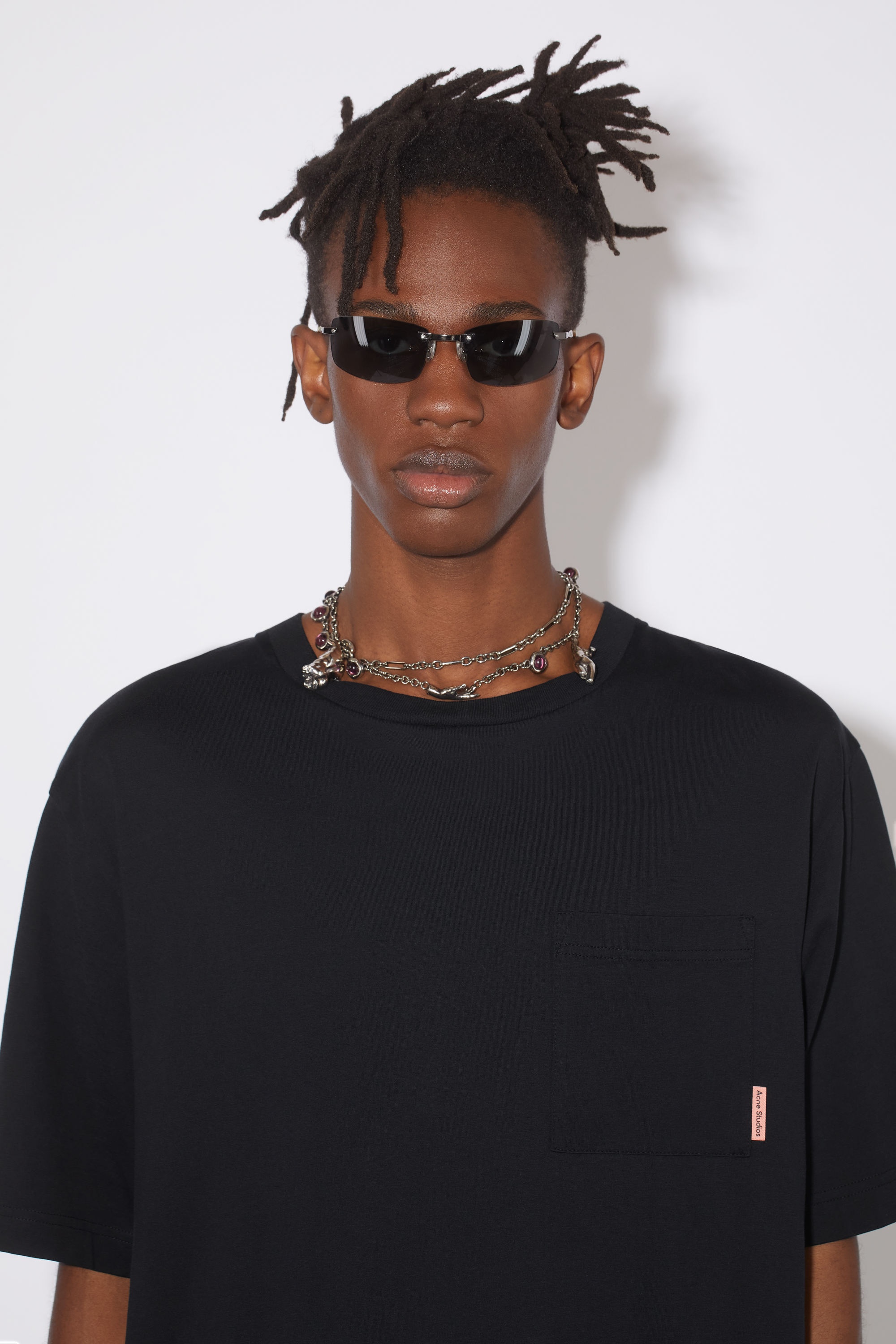 Crew neck t-shirt - Black - 4