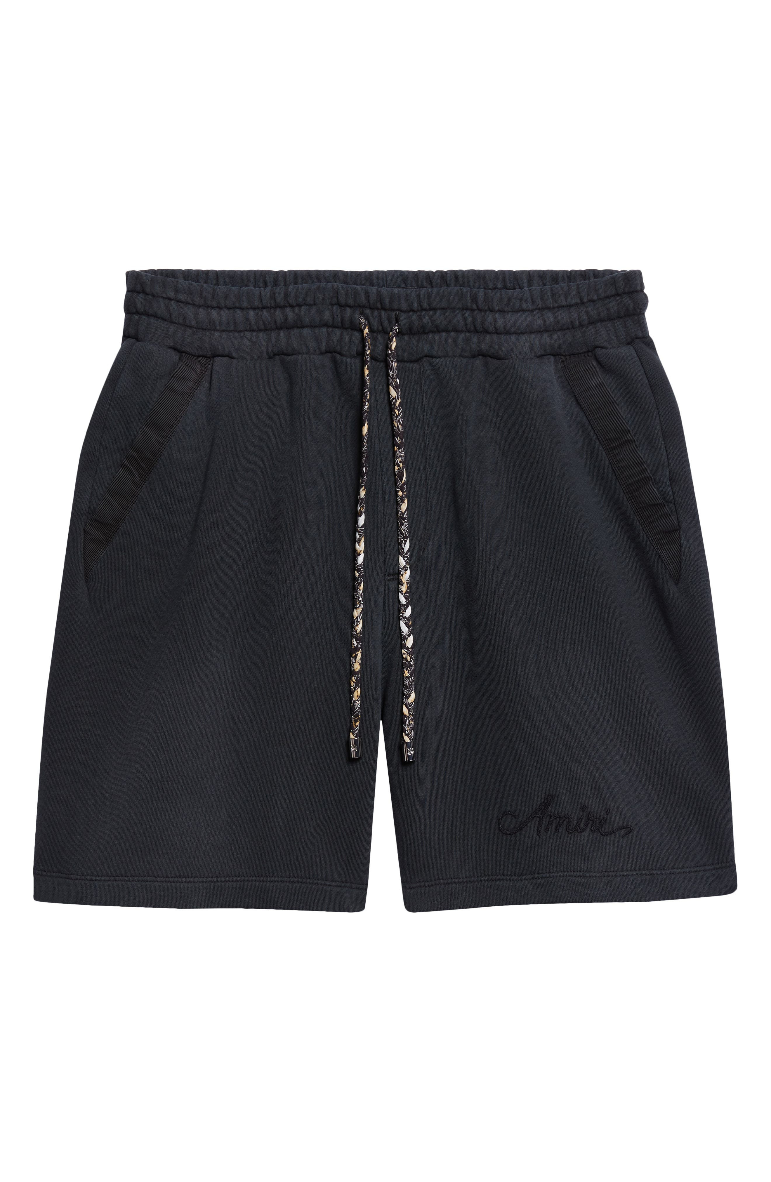 AMIRI Bleach Bandana Shorts in Black at Nordstrom - 6