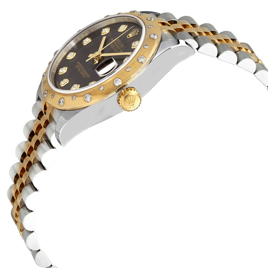 Rolex Datejust 31 Dark Grey Diamond Dial Automatic Ladies Steel and 18kt Yellow Gold Jubilee Watch 2 - 2