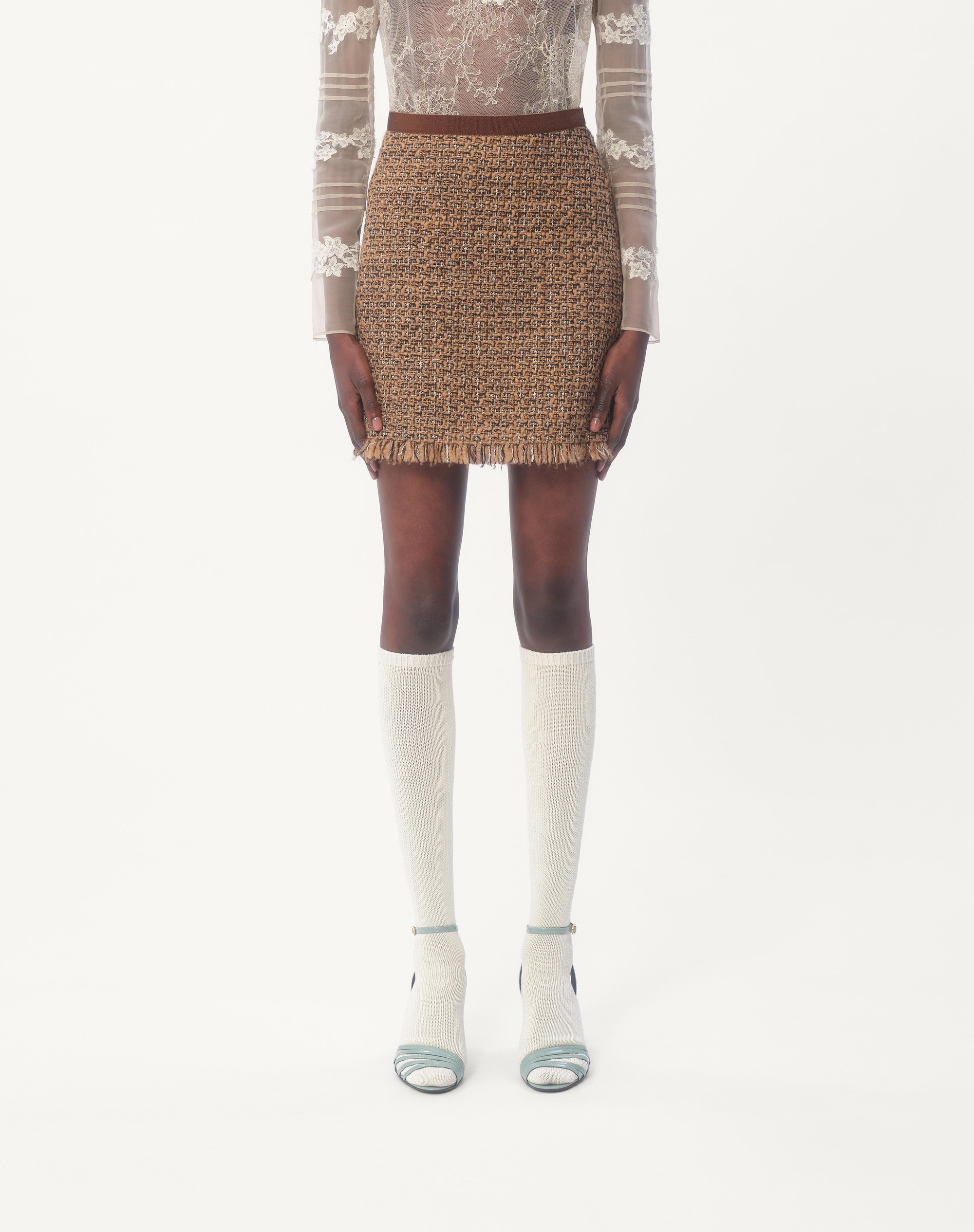 FANTASY TWEED SKIRT - 4