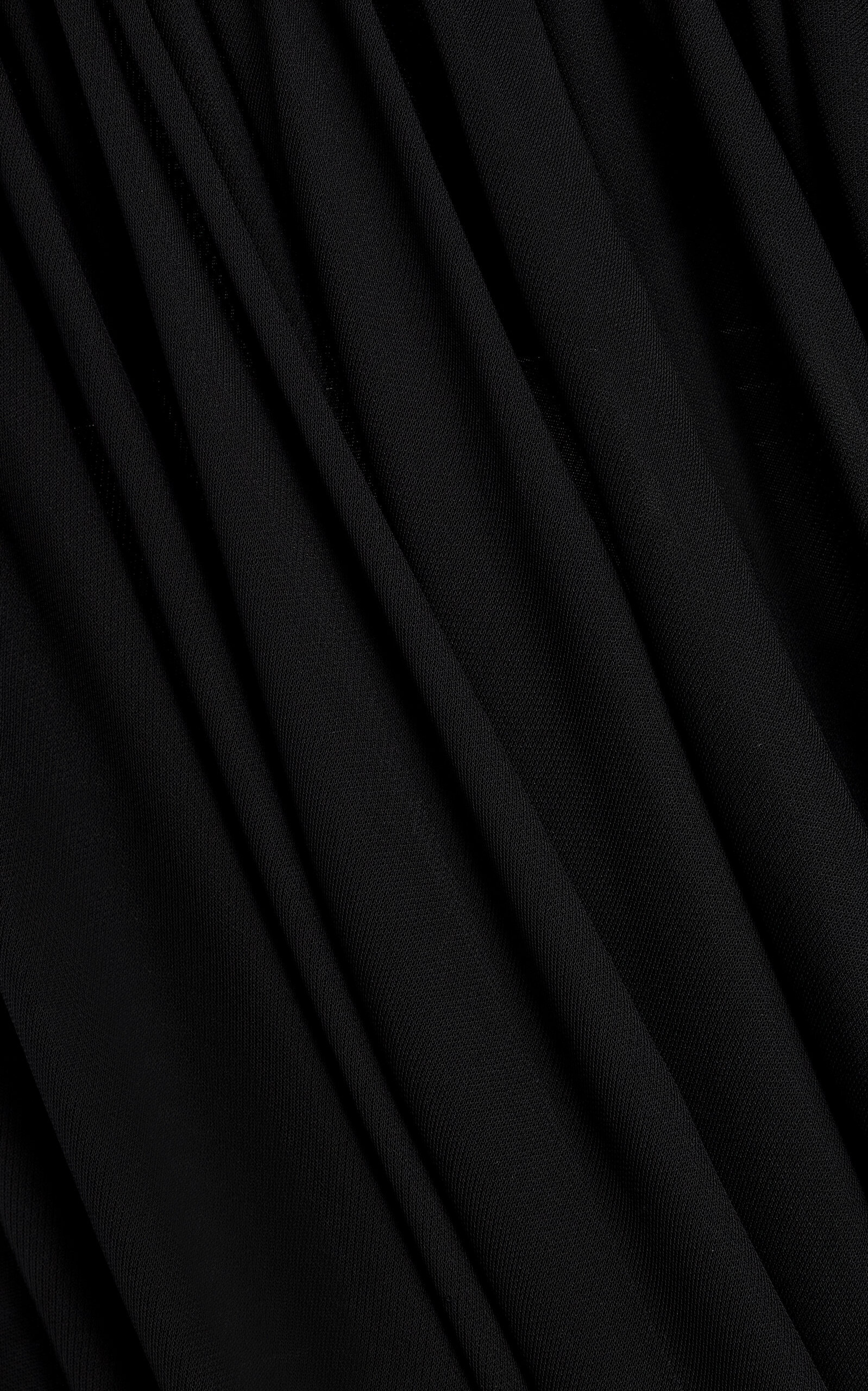 Draped Jersey Skirt black - 5