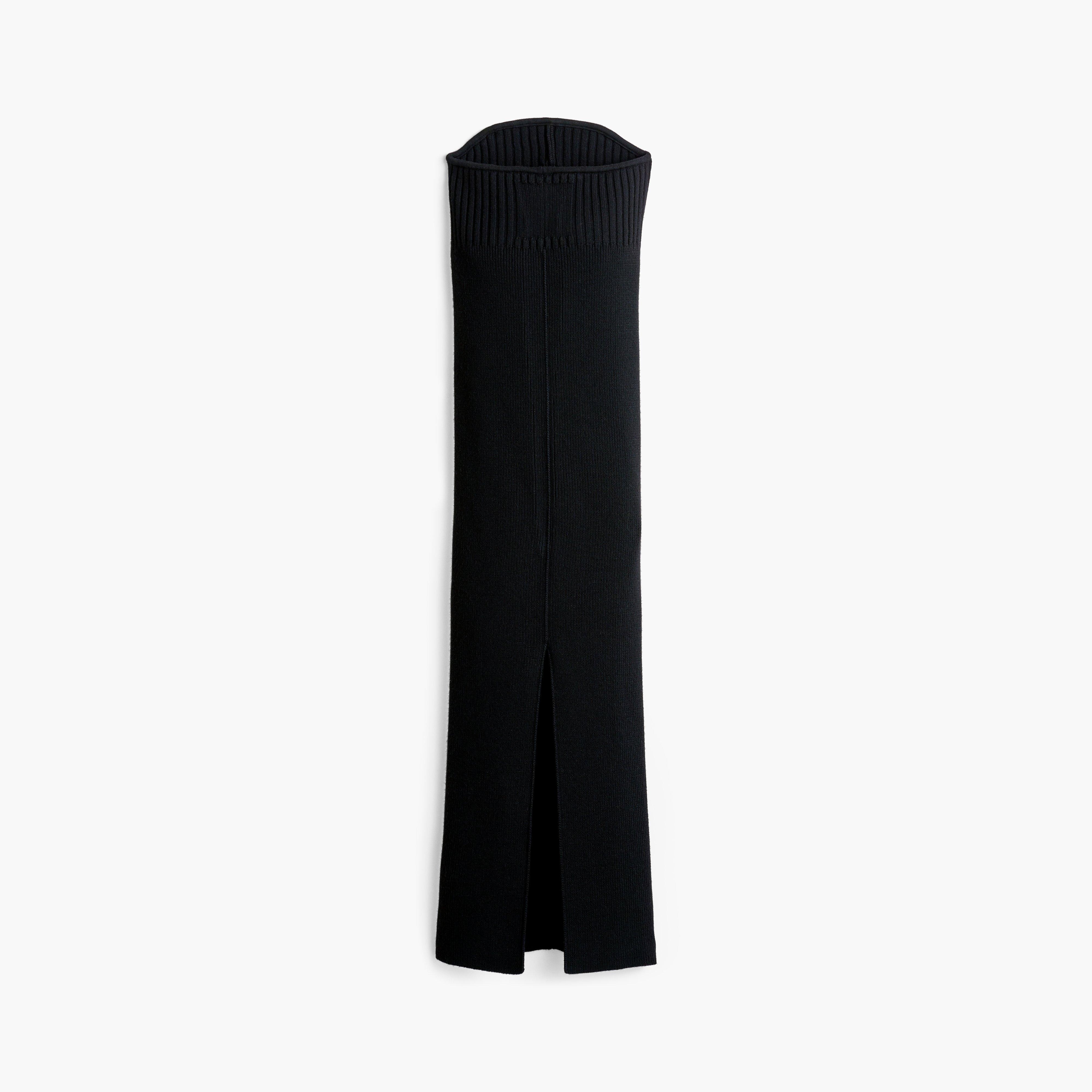 THE RIBBED KNIT TUBE DRESS - 5