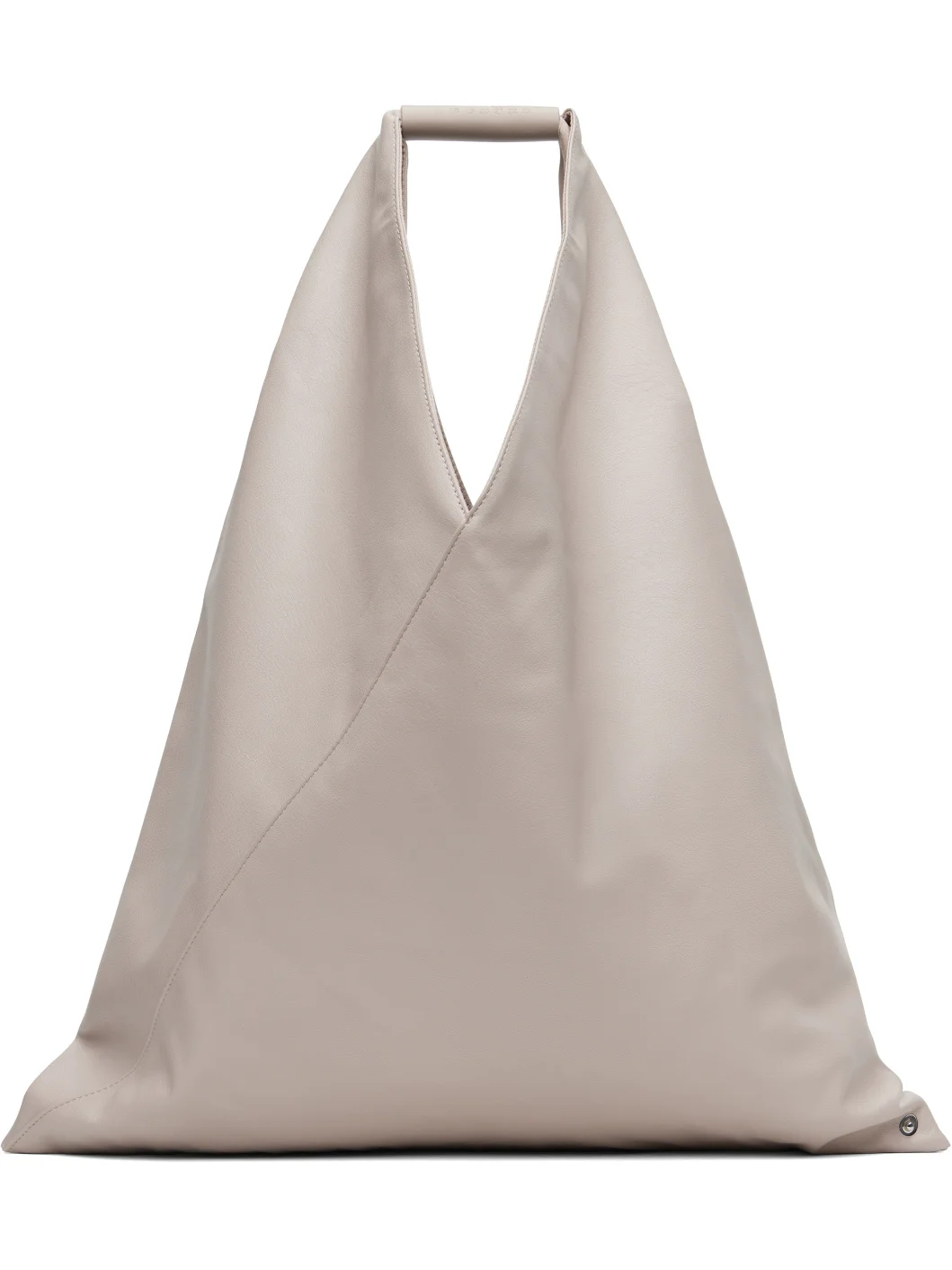 Taupe Classic Medium Triangle Tote - 1