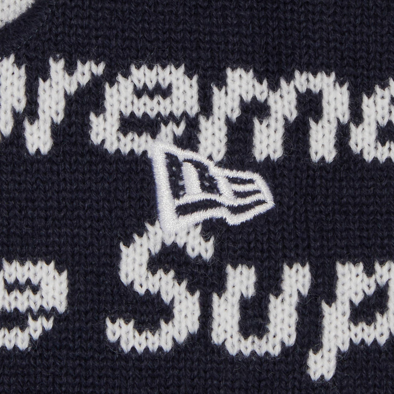 Supreme x New Era Repeat Balaclava 'Navy' 3