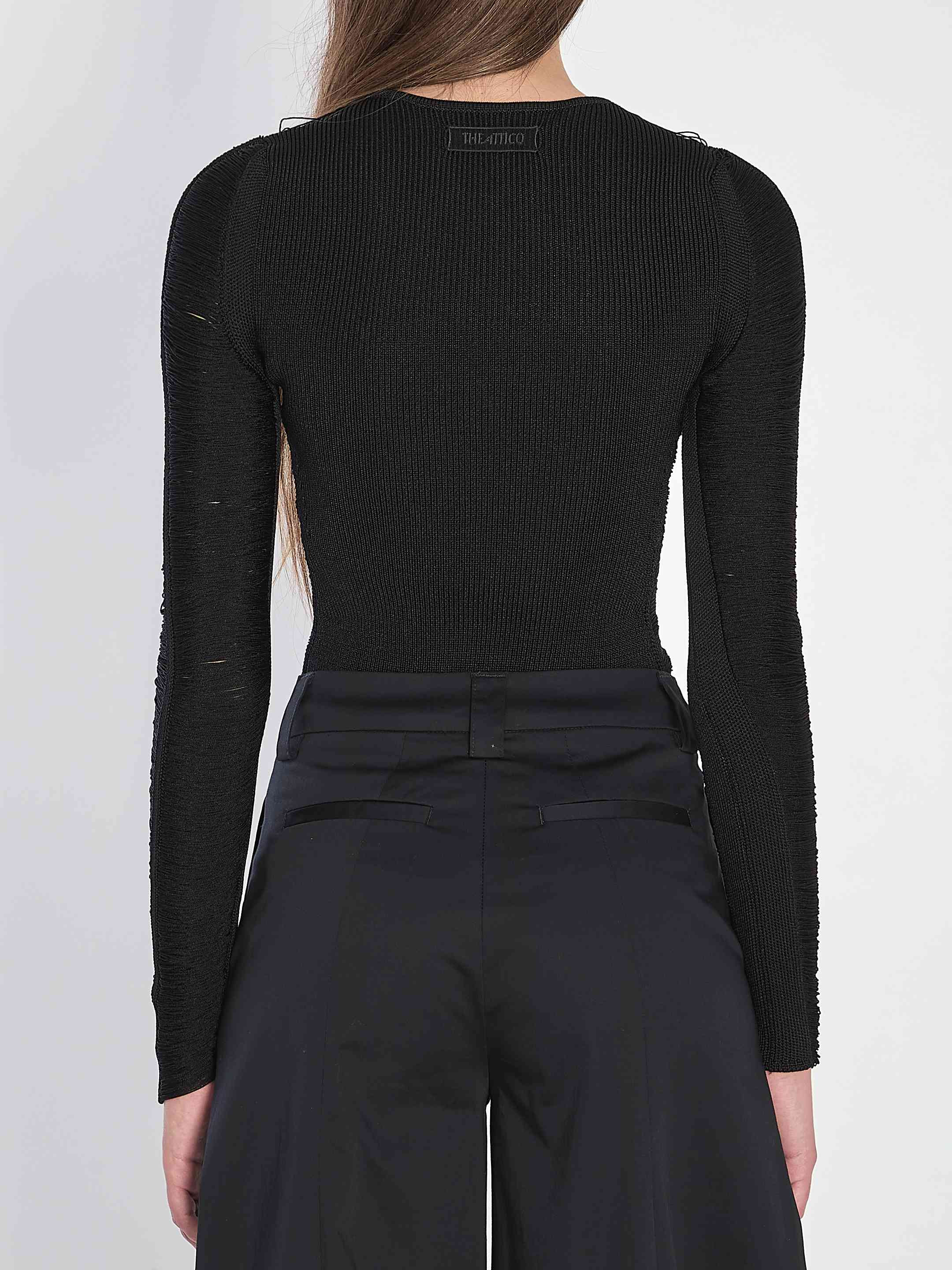 The Attico Women Black Sweater - 4
