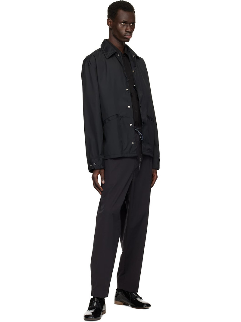 TOGA VIRILIS Black Nylon Ox Jacket outlook