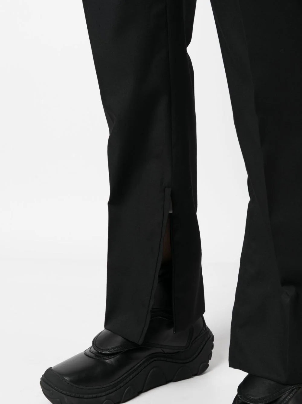 STRAIGHT-LEG WOOL TROUSERS - 5
