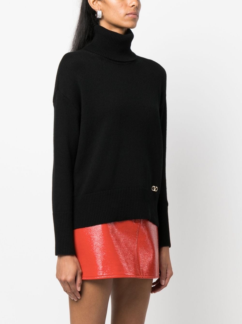VLogo signature cashmere jumper - 3
