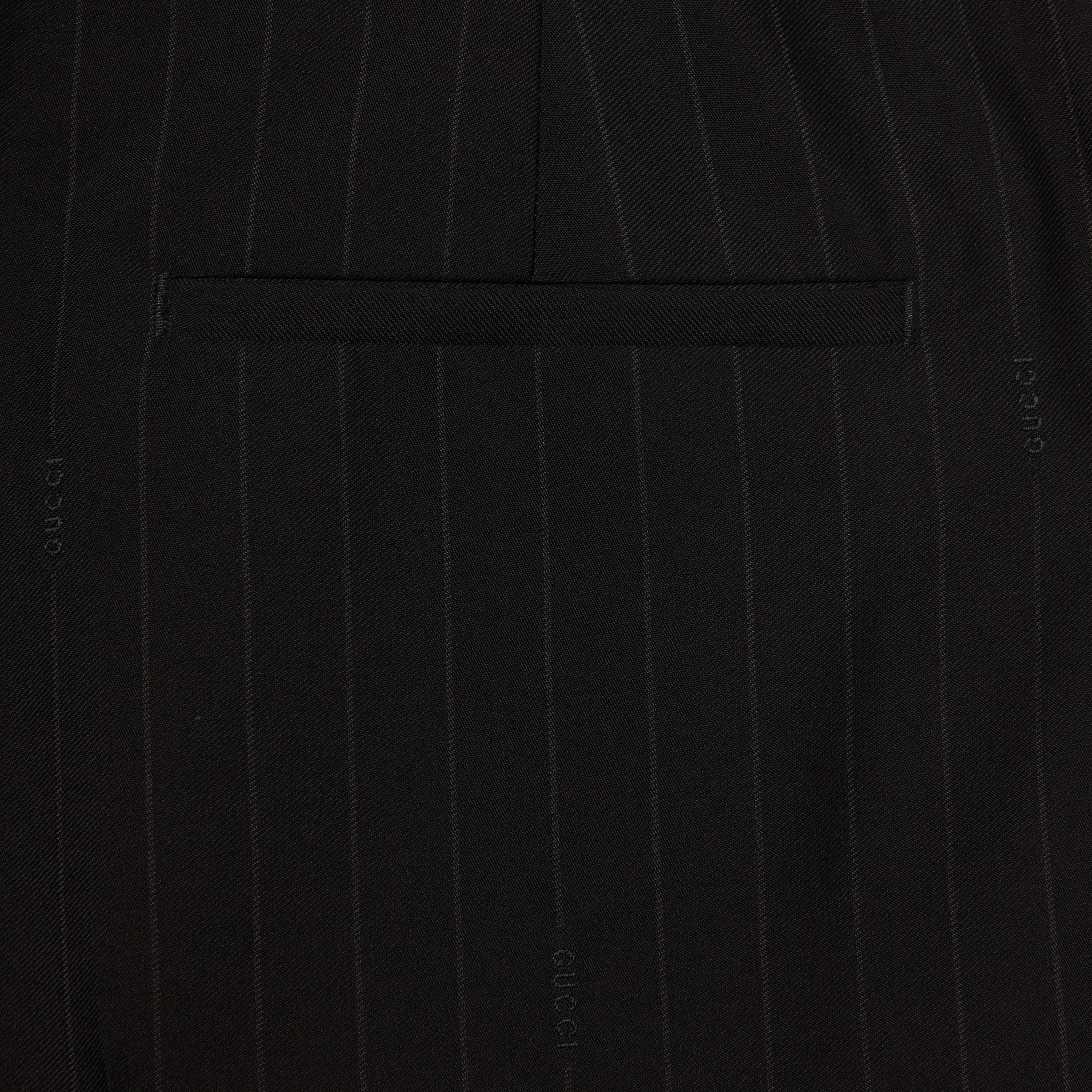 Pinstripe Gucci wool jacquard pants - 6