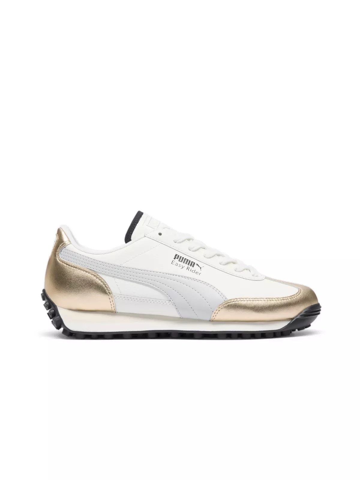 PUMA Easy Rider Mixed Metals "Warm White/PUMA Gold/Glacial Grey/PUMA Black" Women's Shoe - 2