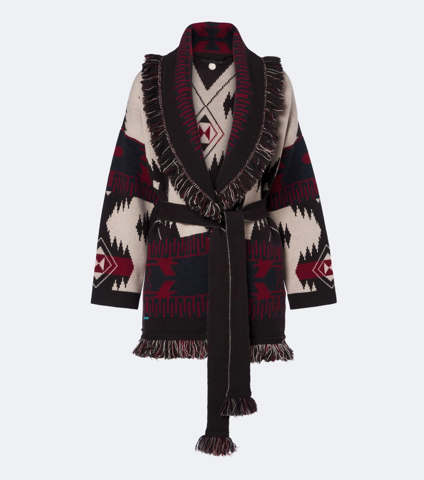 Alanui Icon Jacquard-knit Cardigan - 1