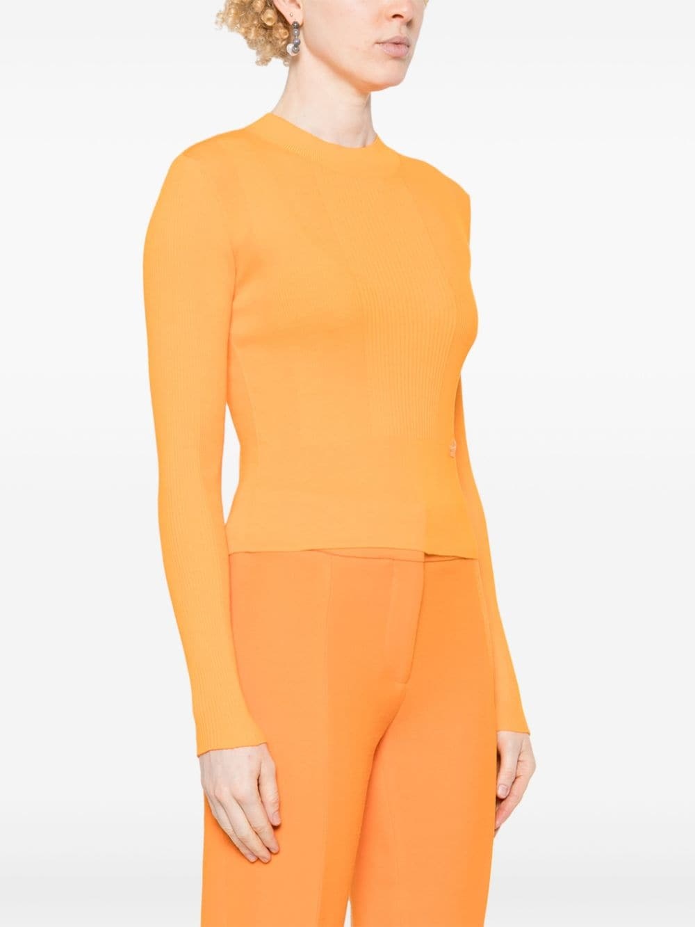 ribbed-knit jumper - 3