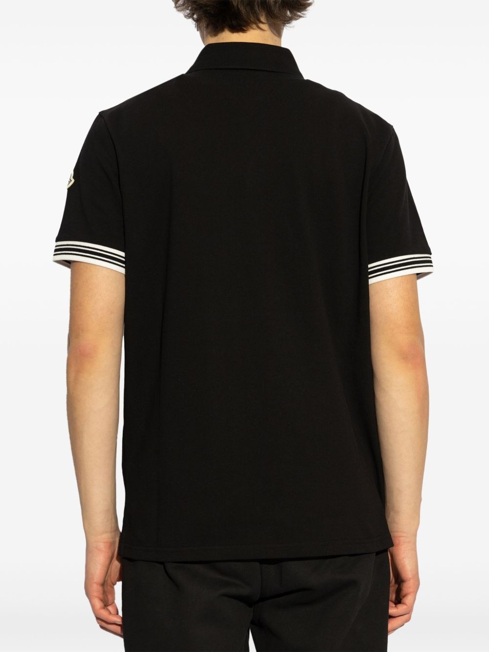 logo-embroidered polo shirt - 4